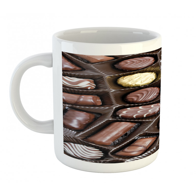 Yum Chocolate Box Image Mug