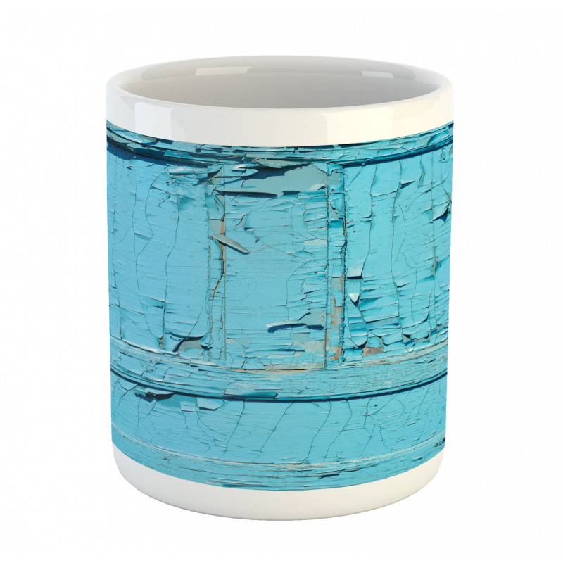 Cracked Old Painted Door Mug