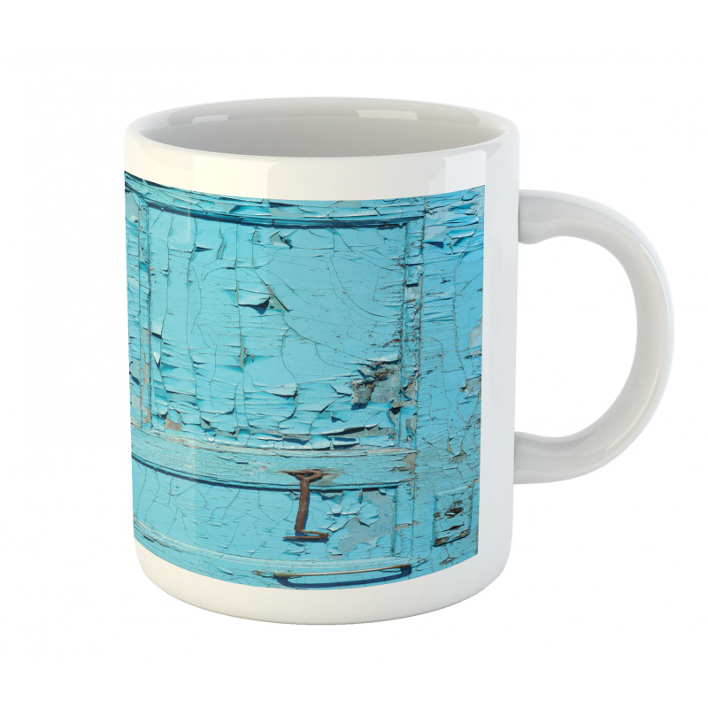 Cracked Old Painted Door Mug