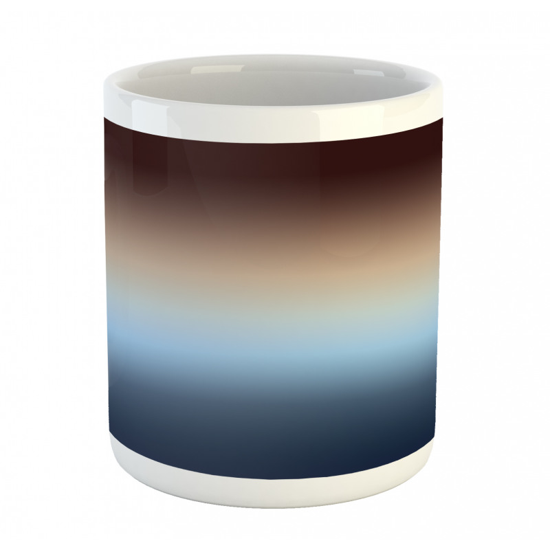 Gradual Color Change Modern Mug