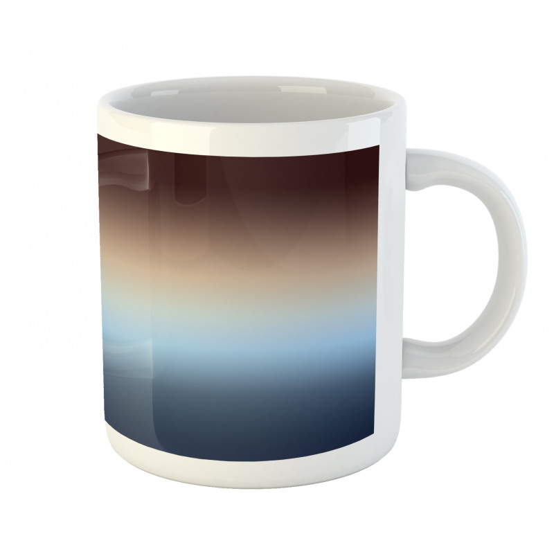 Gradual Color Change Modern Mug