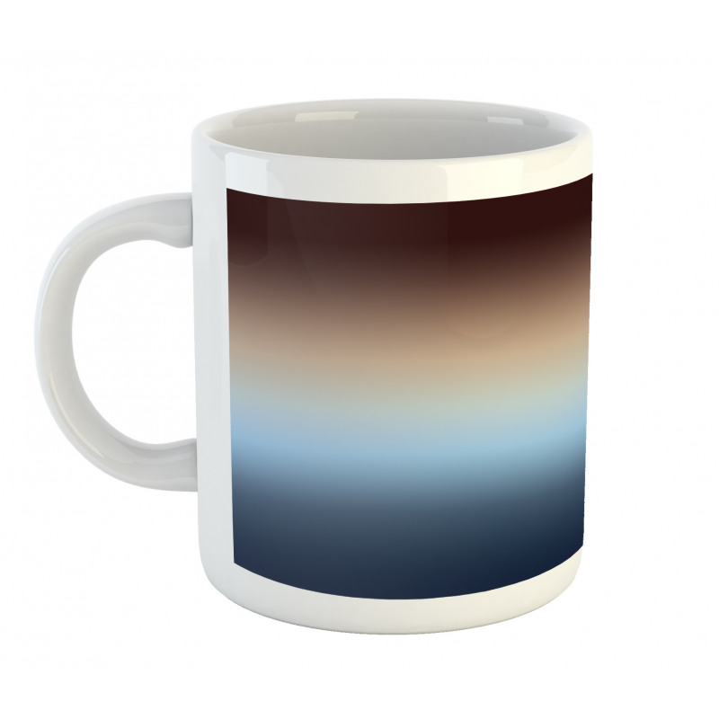 Gradual Color Change Modern Mug