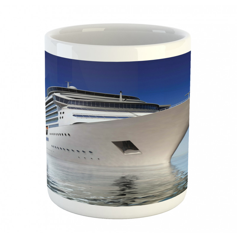 White Ship on the Water Mug