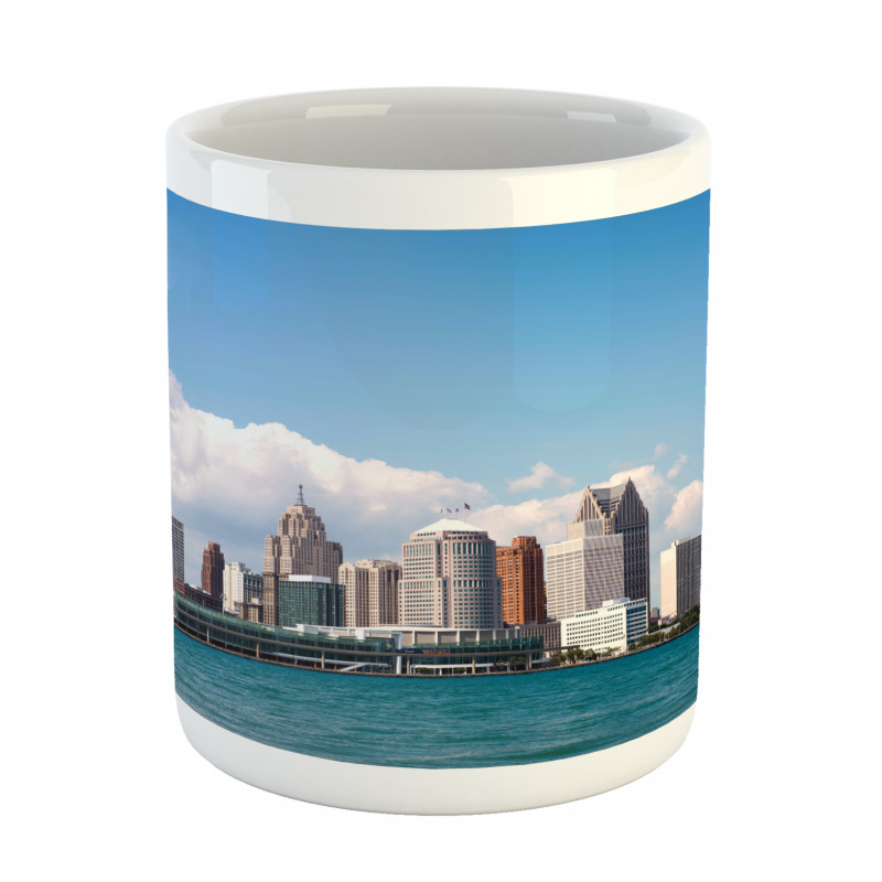 Downtown Detroit Skyline Mug