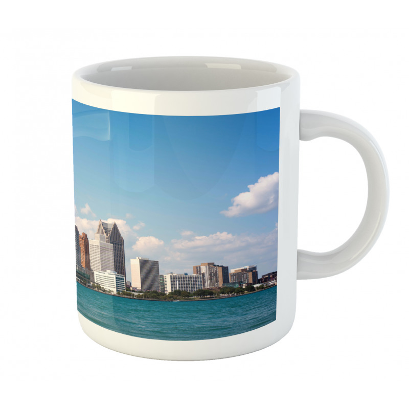 Downtown Detroit Skyline Mug