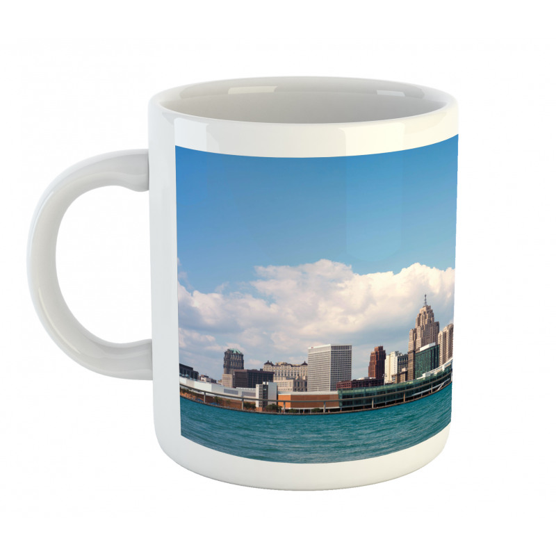 Downtown Detroit Skyline Mug