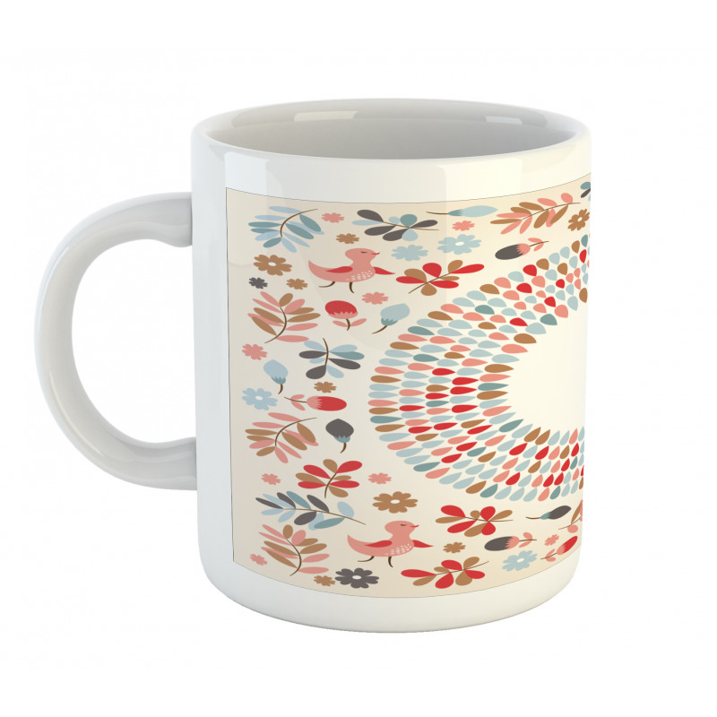 Botany and Birds Art Mug