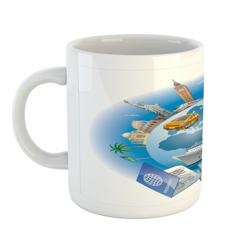 Business Travel Planet Earth Mug