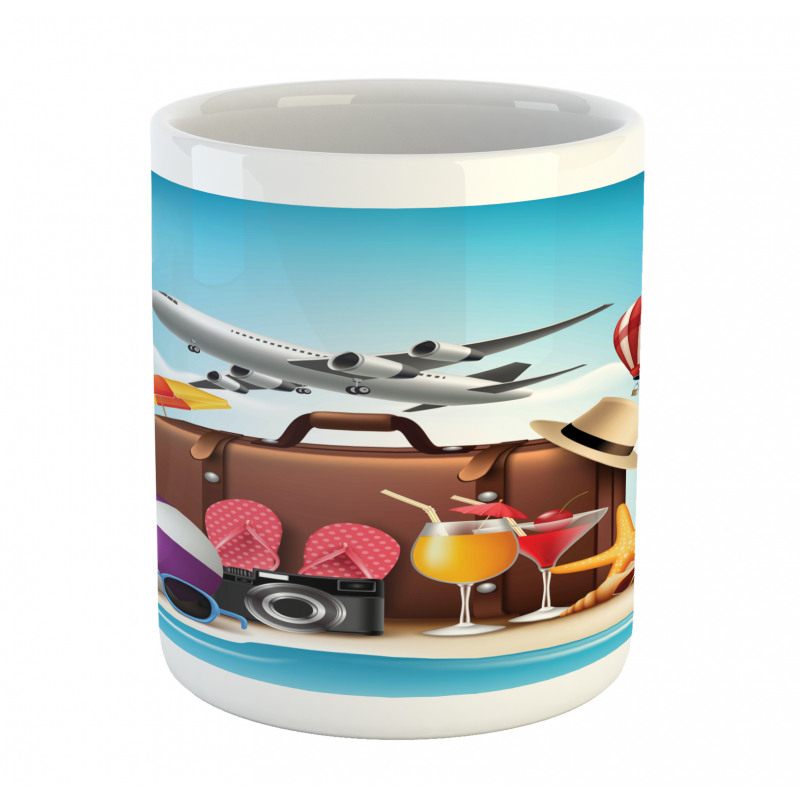 3D Realistic Summer Holiday Mug