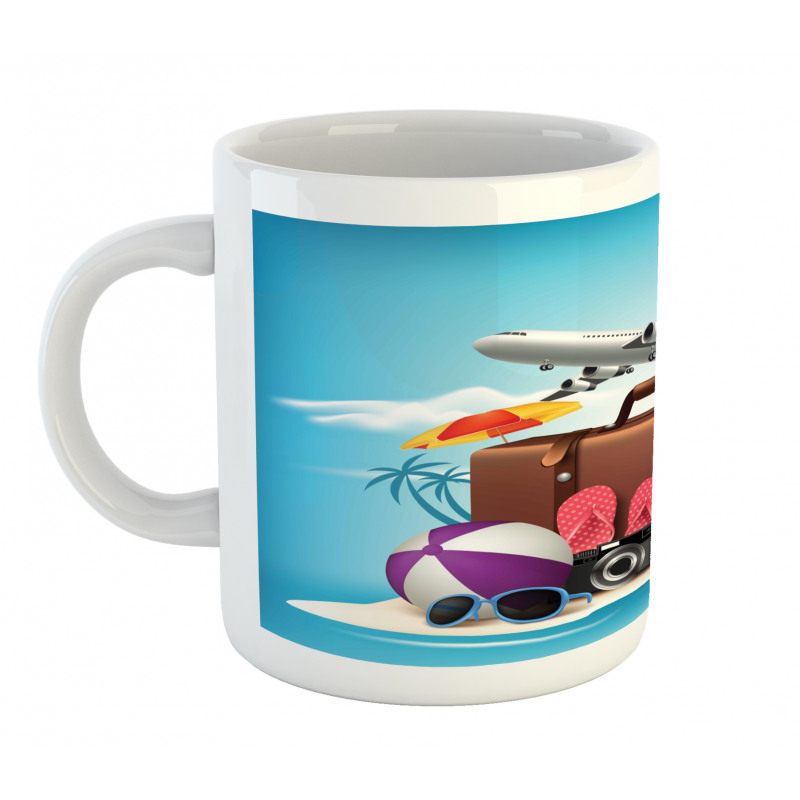 3D Realistic Summer Holiday Mug