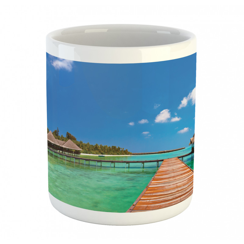 Maldives Island Jetty Mug