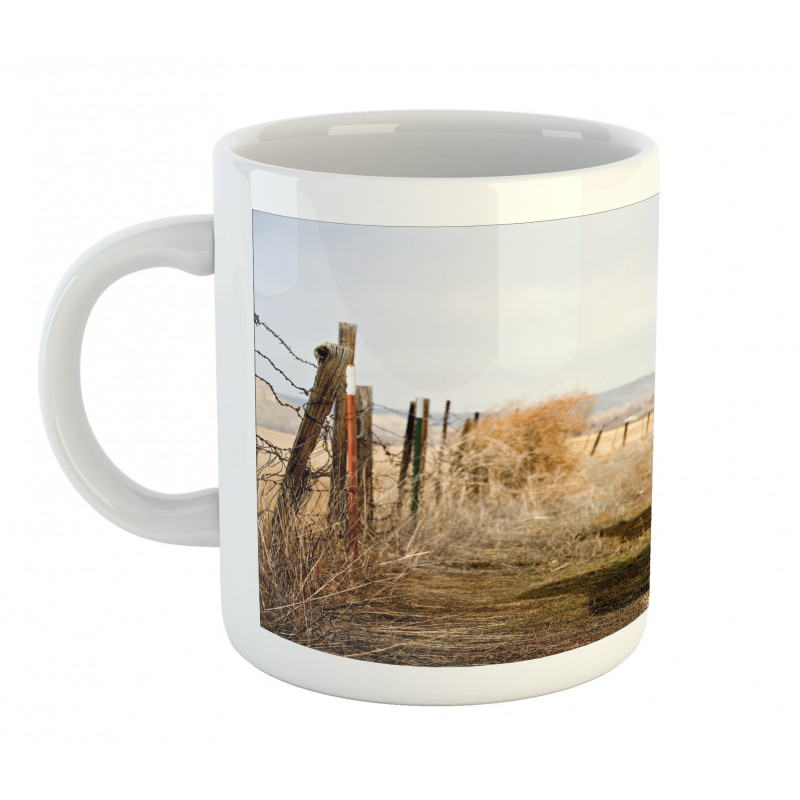 Rusty Trucks Rural View Mug