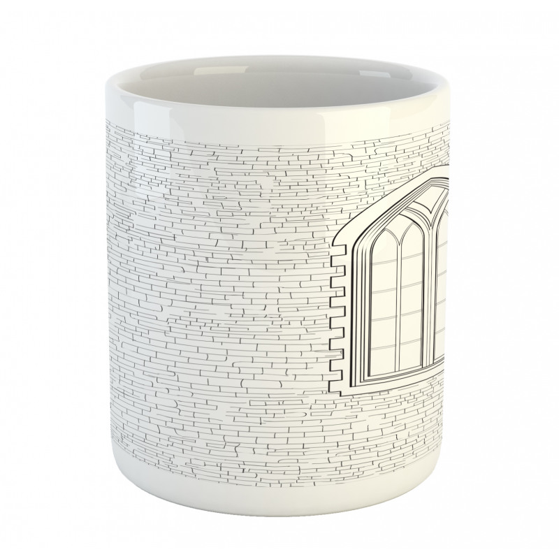 Sketch Gothic Window Mug