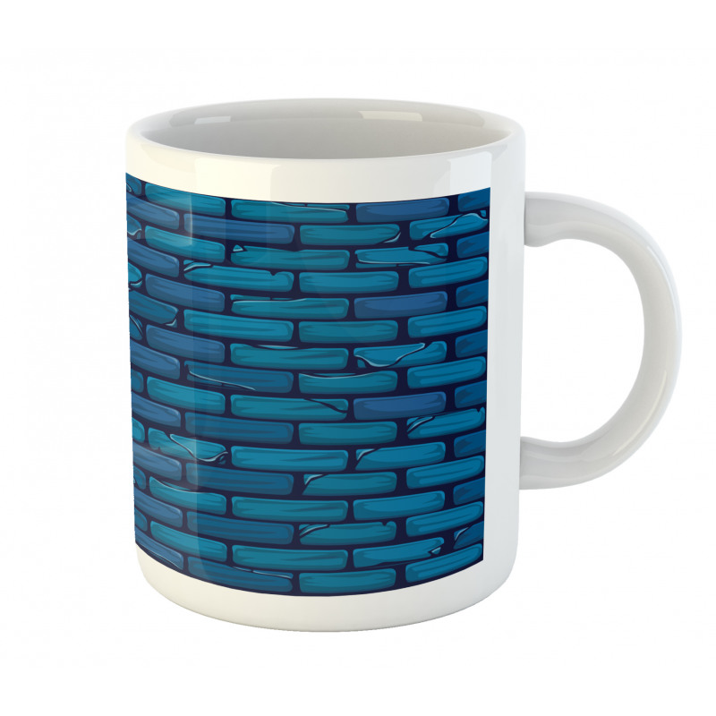 Blue Colored Stone Wall Mug