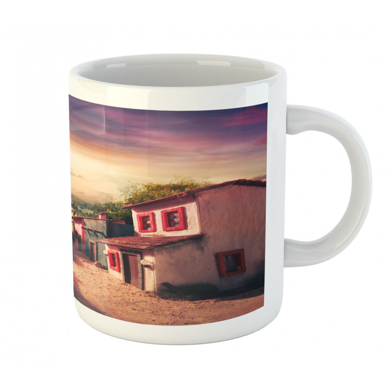 Mexican Town Sunset Mug