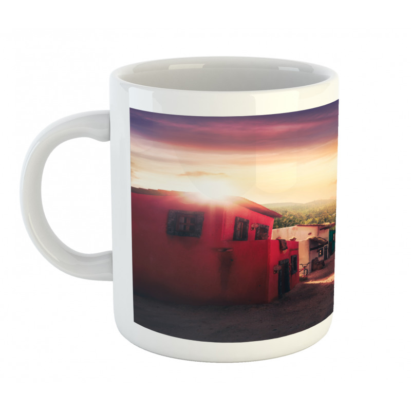 Mexican Town Sunset Mug