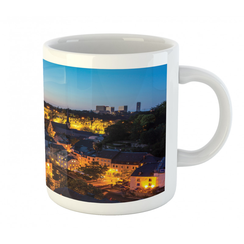 Luxembourg Downtown Mug