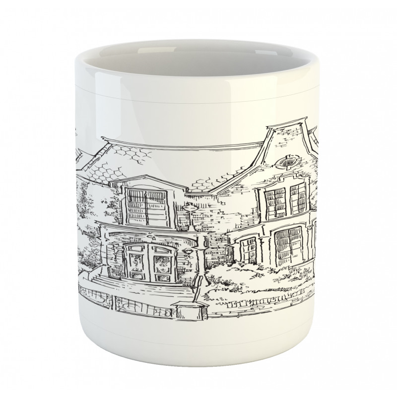 Gothic Mansion Art Mug