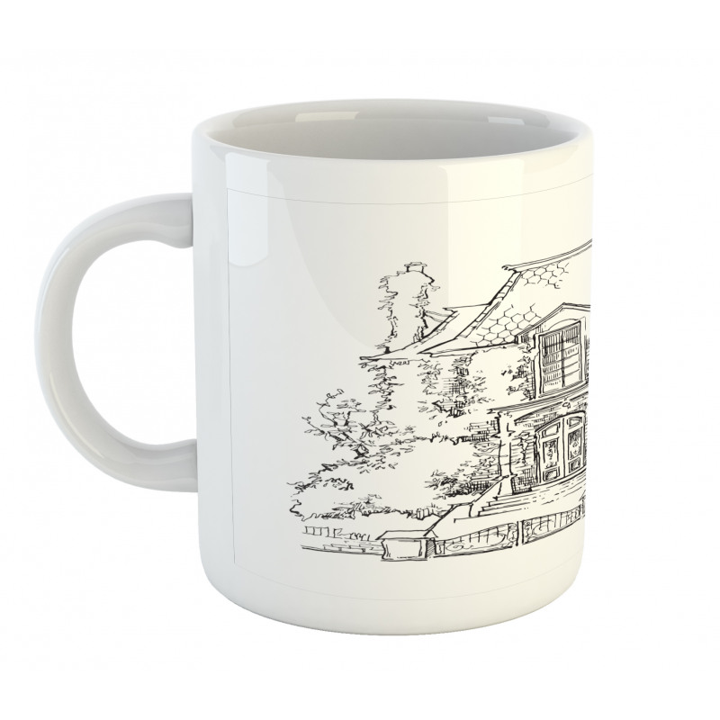 Gothic Mansion Art Mug