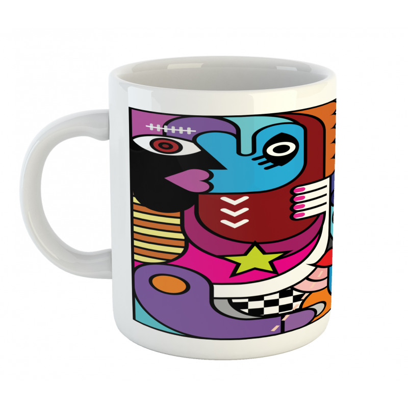 Abstract Complex Shapes Mug