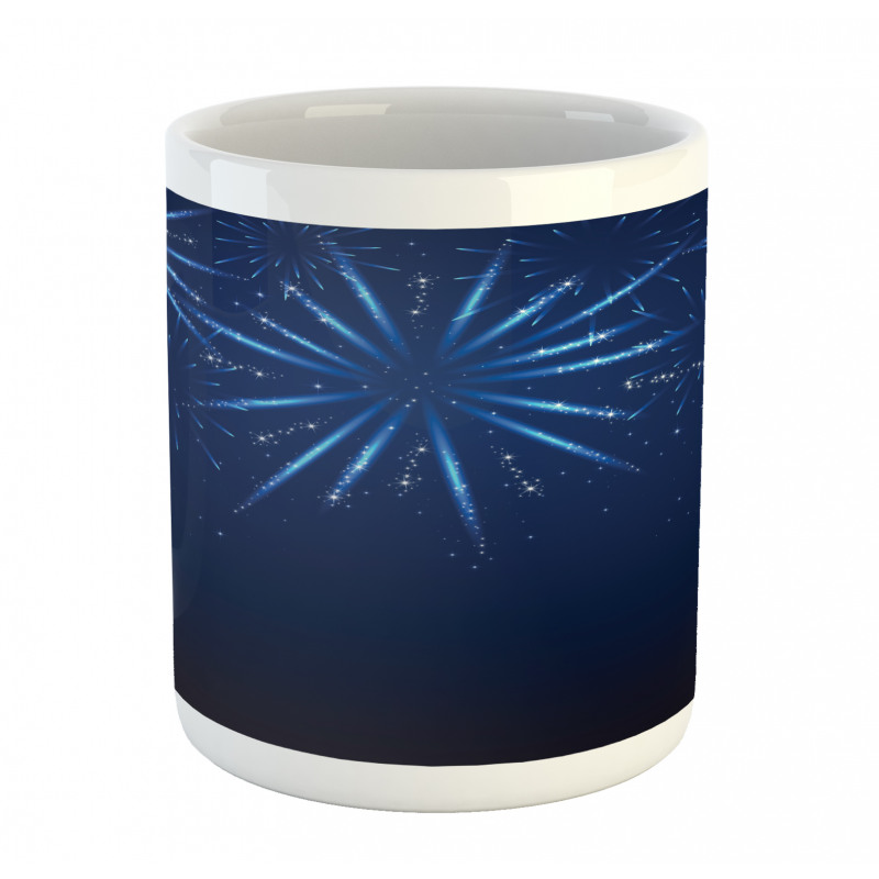 Fireworks at Night Sky Mug