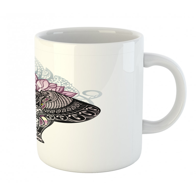 Elephant with Floral Crown Mug