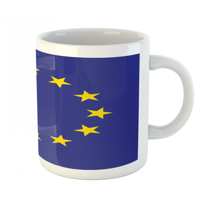 Simple European Union Flag Mug