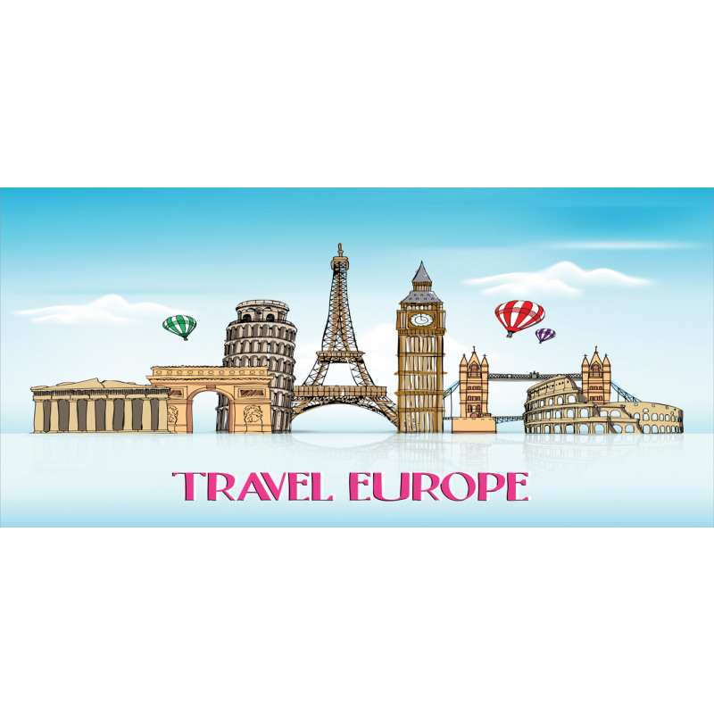 Travel Europe Landmarks Sky Mug