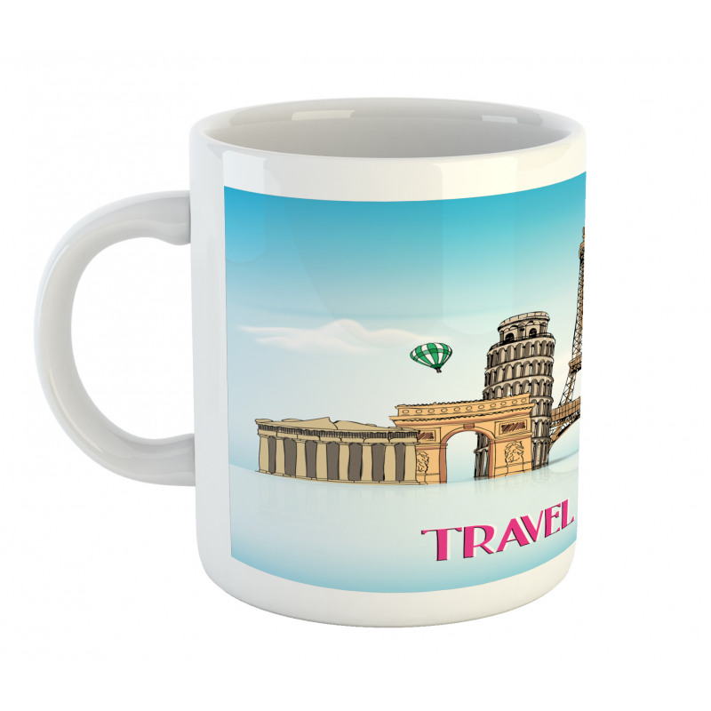 Travel Europe Landmarks Sky Mug