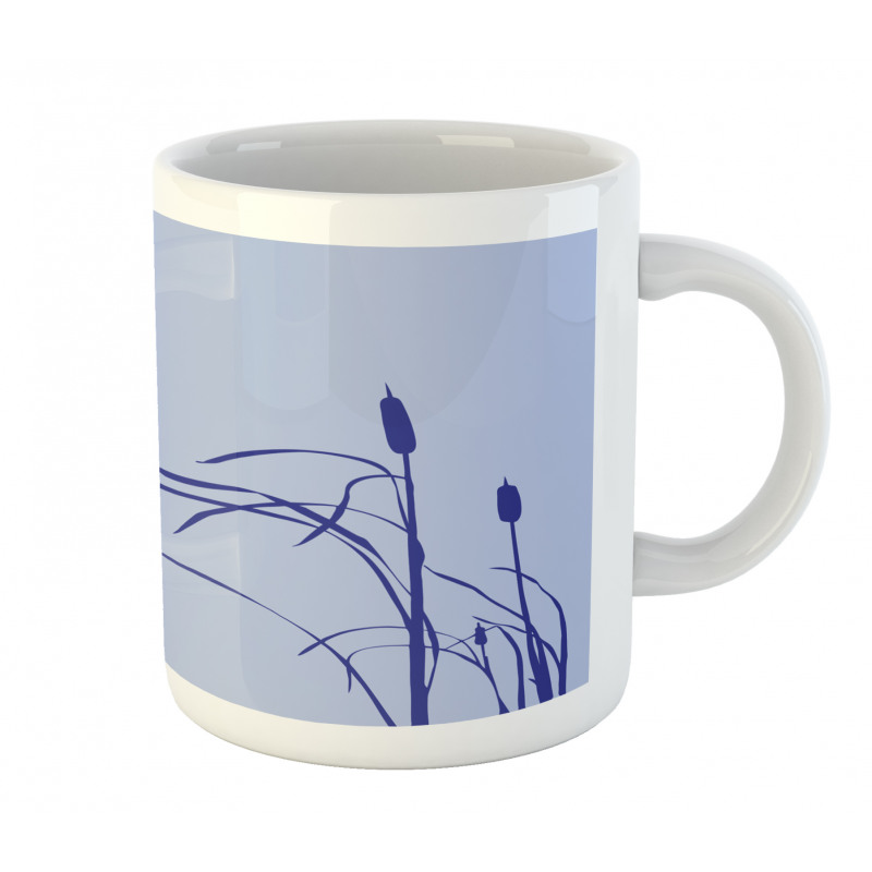 Abstract Team of Geese Moon Mug