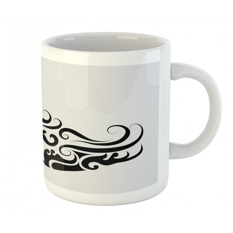 Calligraphic Duck Mug