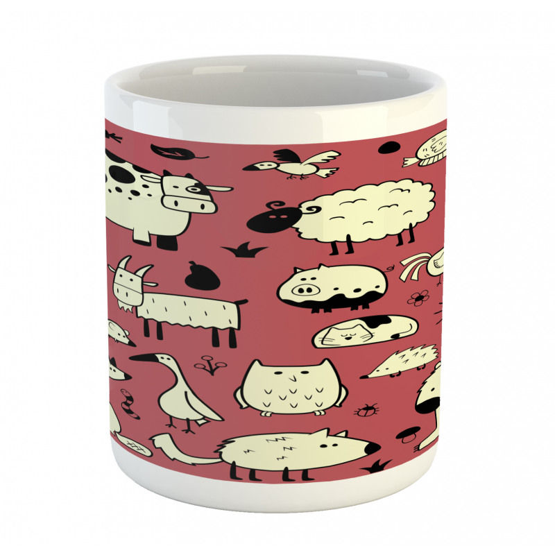 Nursery Childish Animals Mug