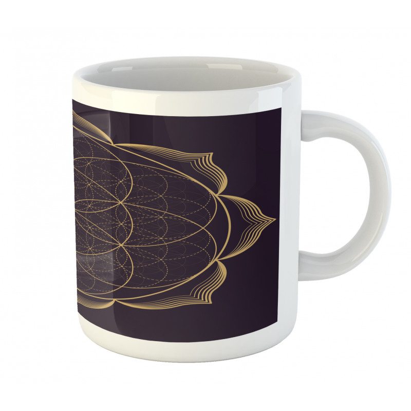 Geometry Art Flower Mug