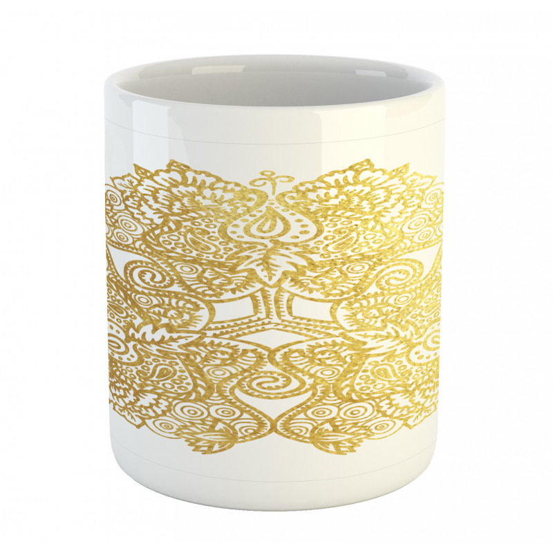 Ombre Effect Paisley Lotus Mug