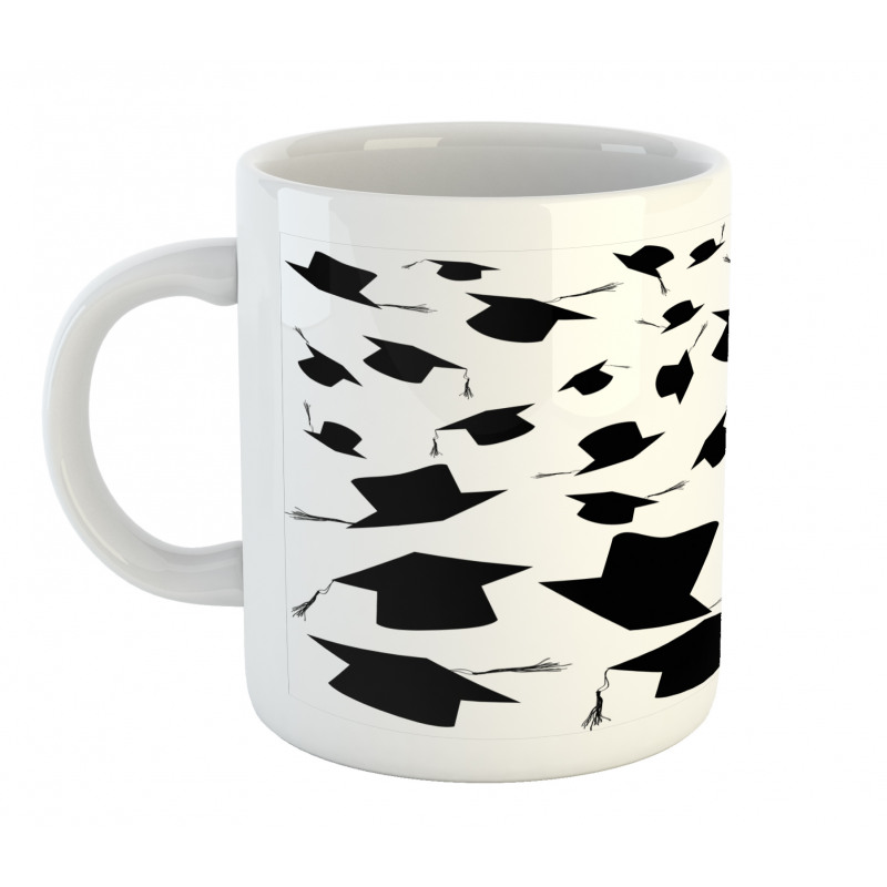 Tossed Graduation Caps Mug