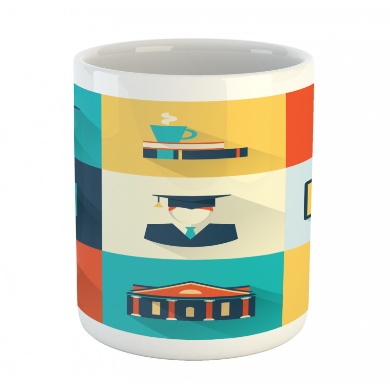 Colorful Squares Concept Mug