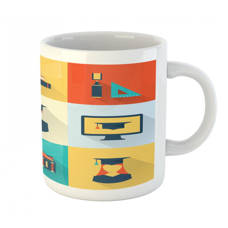 Colorful Squares Concept Mug