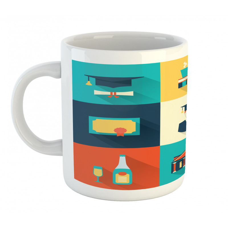 Colorful Squares Concept Mug