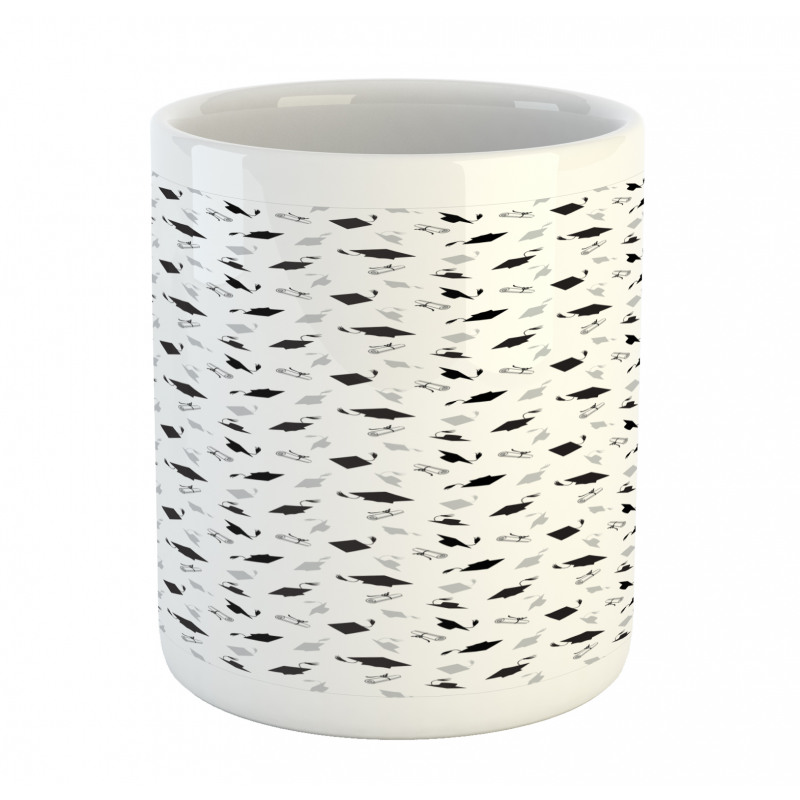 Cap and Diploma Patterns Mug