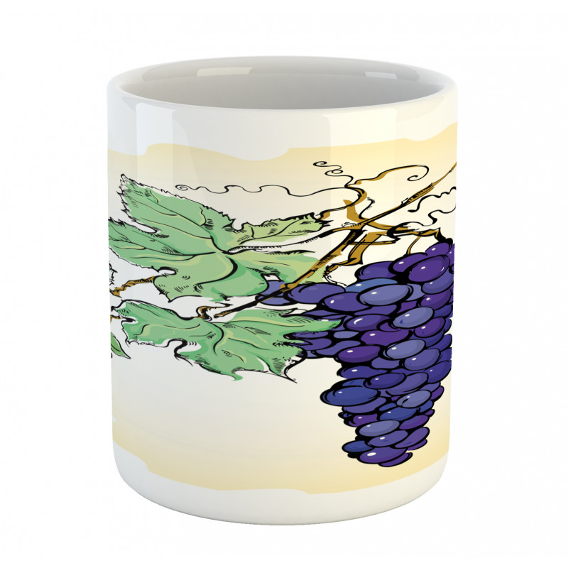 Concorde Fruits with Leaves Mug