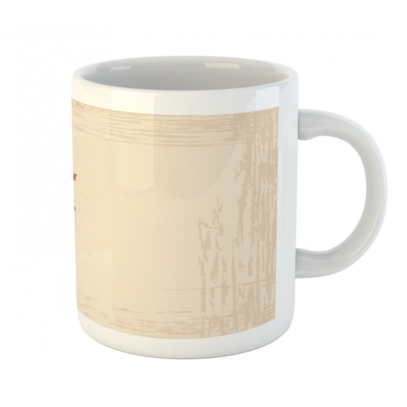 Vintage Style Fruits Branch Mug