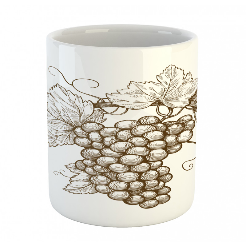 Modest Fruit Branch with Leaf Mug