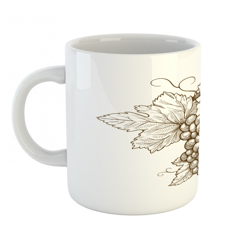 Modest Fruit Branch with Leaf Mug