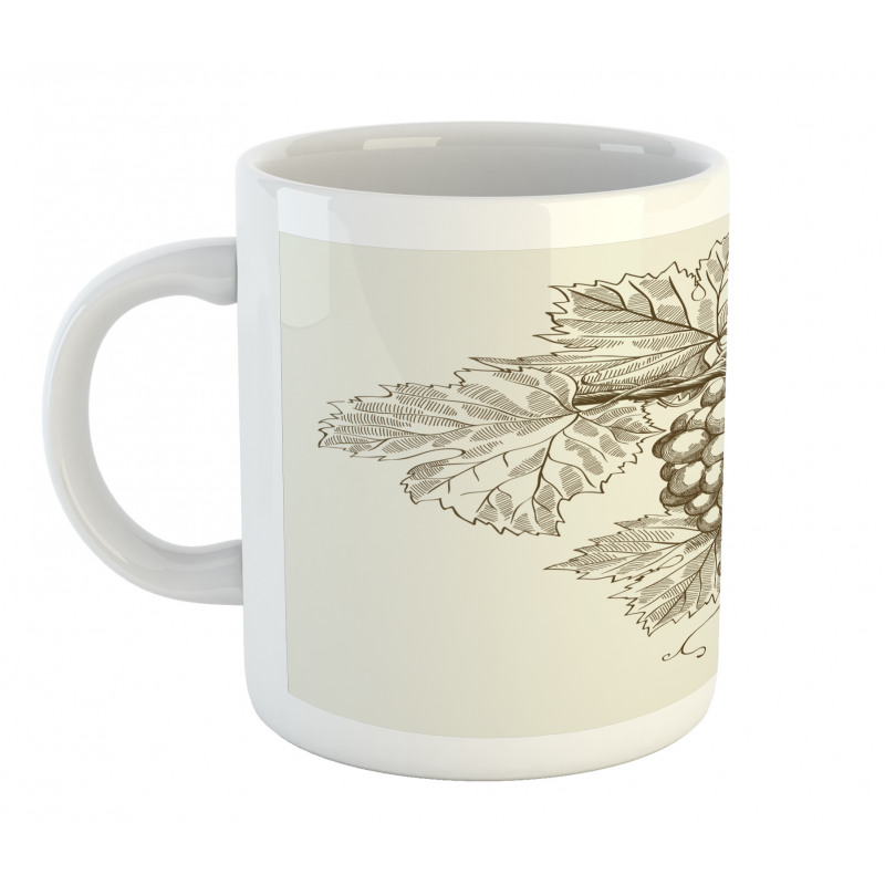 Ripe Fruits on Leafed Branch Mug