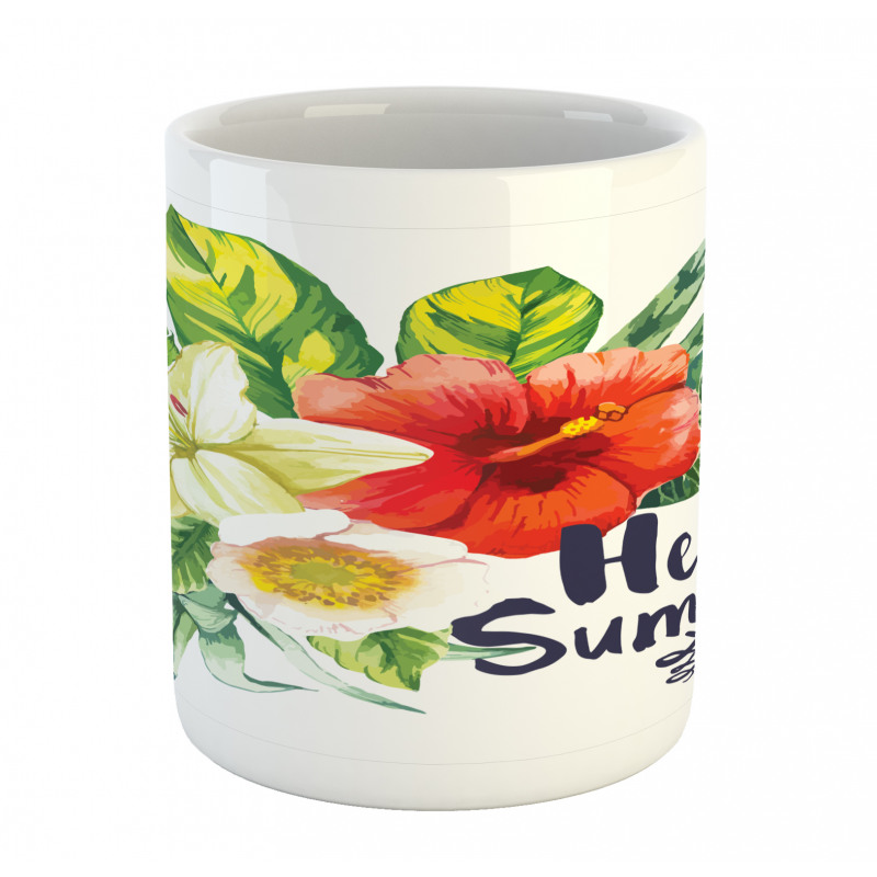 Tropical Flowers and Plants Mug