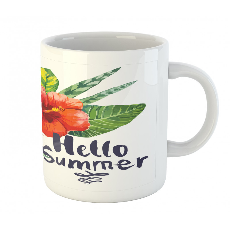 Tropical Flowers and Plants Mug