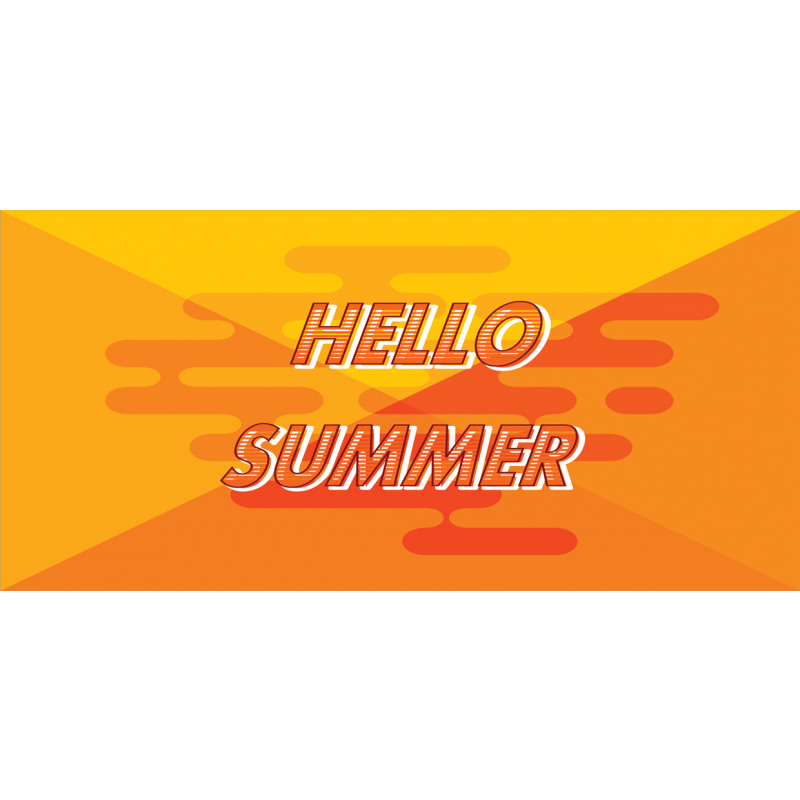 Abstract Design Hello Summer Mug