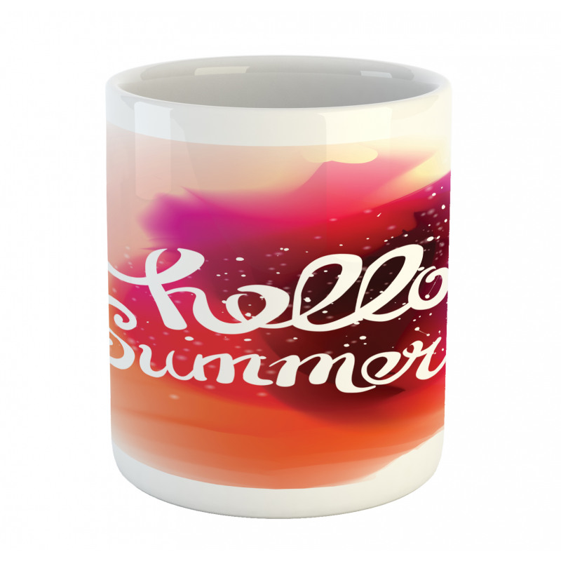 Hello Summer with Ice Cream Mug