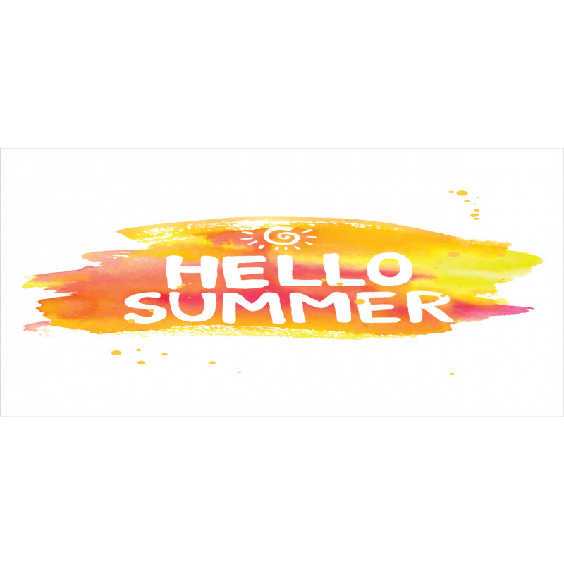 Sun Pattern Hello Summer Mug