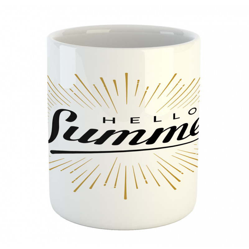 Simple Summer Hand Lettering Mug